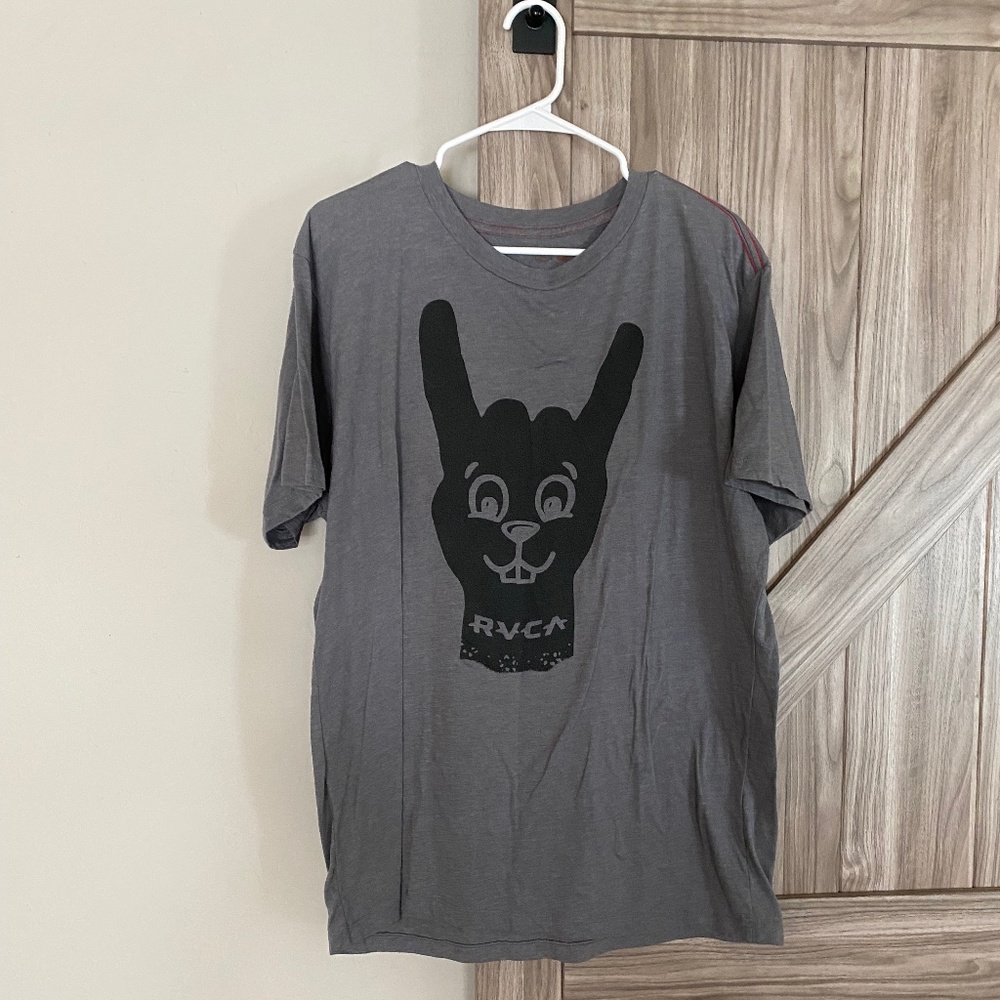 Vintage RVCA Artist Network Program, Grey, Men's XL, Bunny Ears